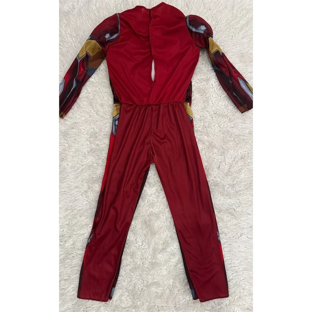 Rubie's Iron Man Civil War Costume Kids Size M Red Gold Padded Muscle Chest